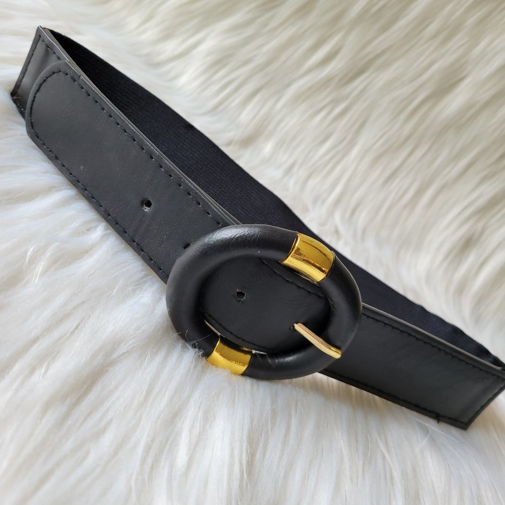 Black Elastic Belt